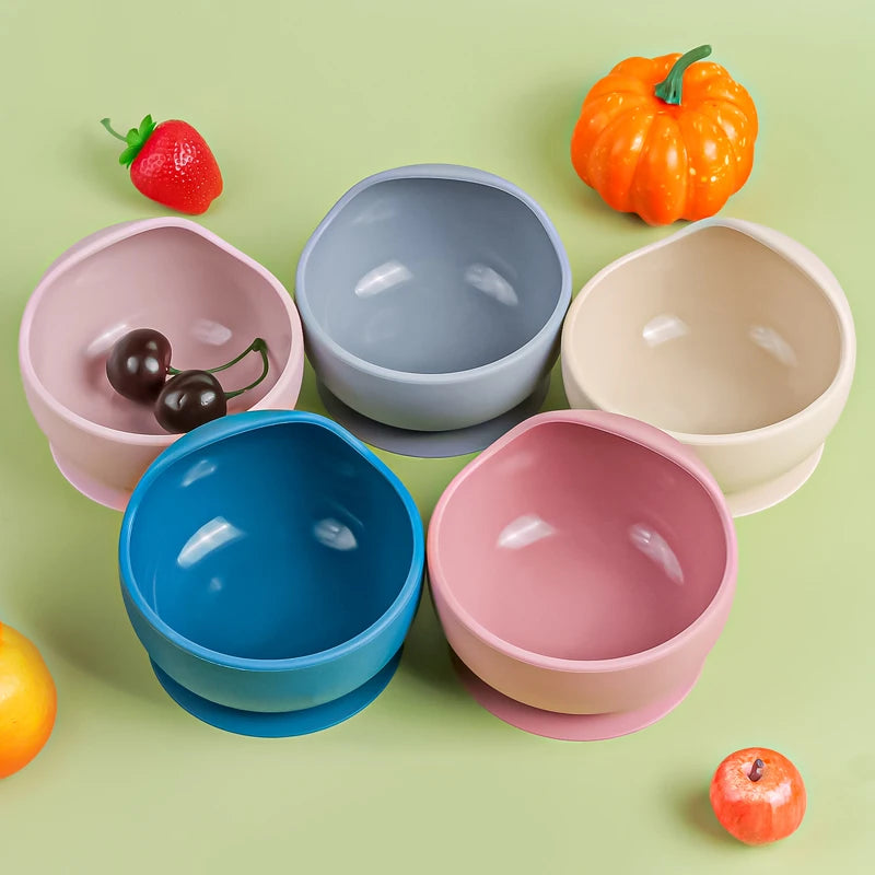 Silicone Baby Feeding Bowl – Suction Training Bowl for Toddlers