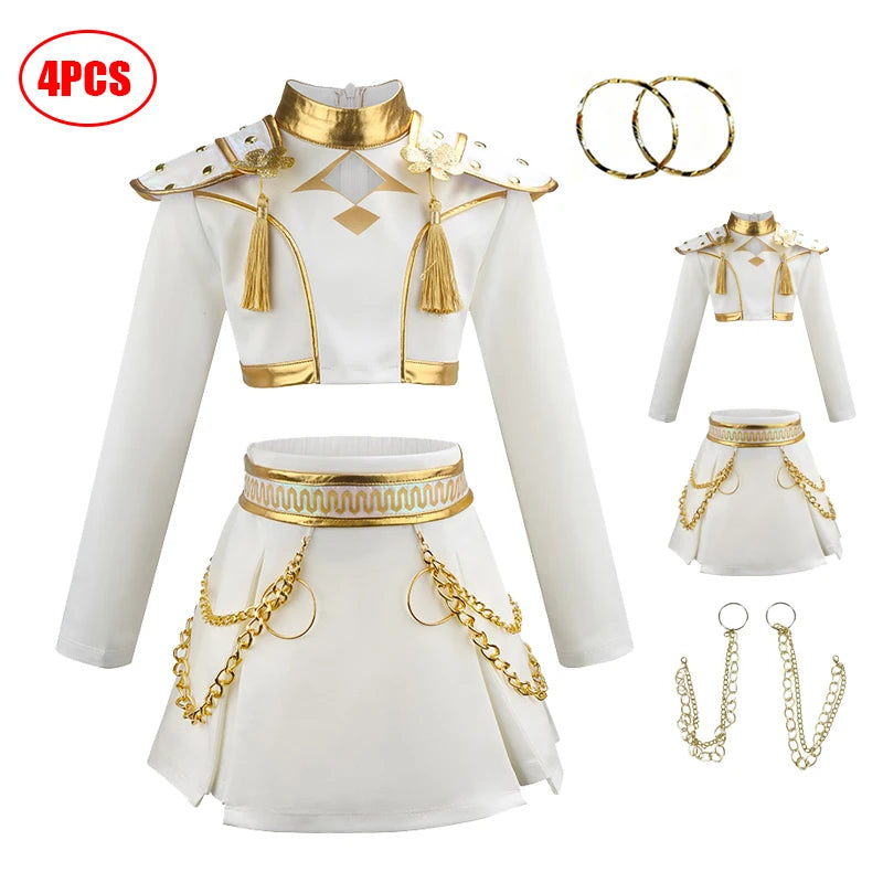 Girls Halloween Costume – Cosplay Party Outfit Set