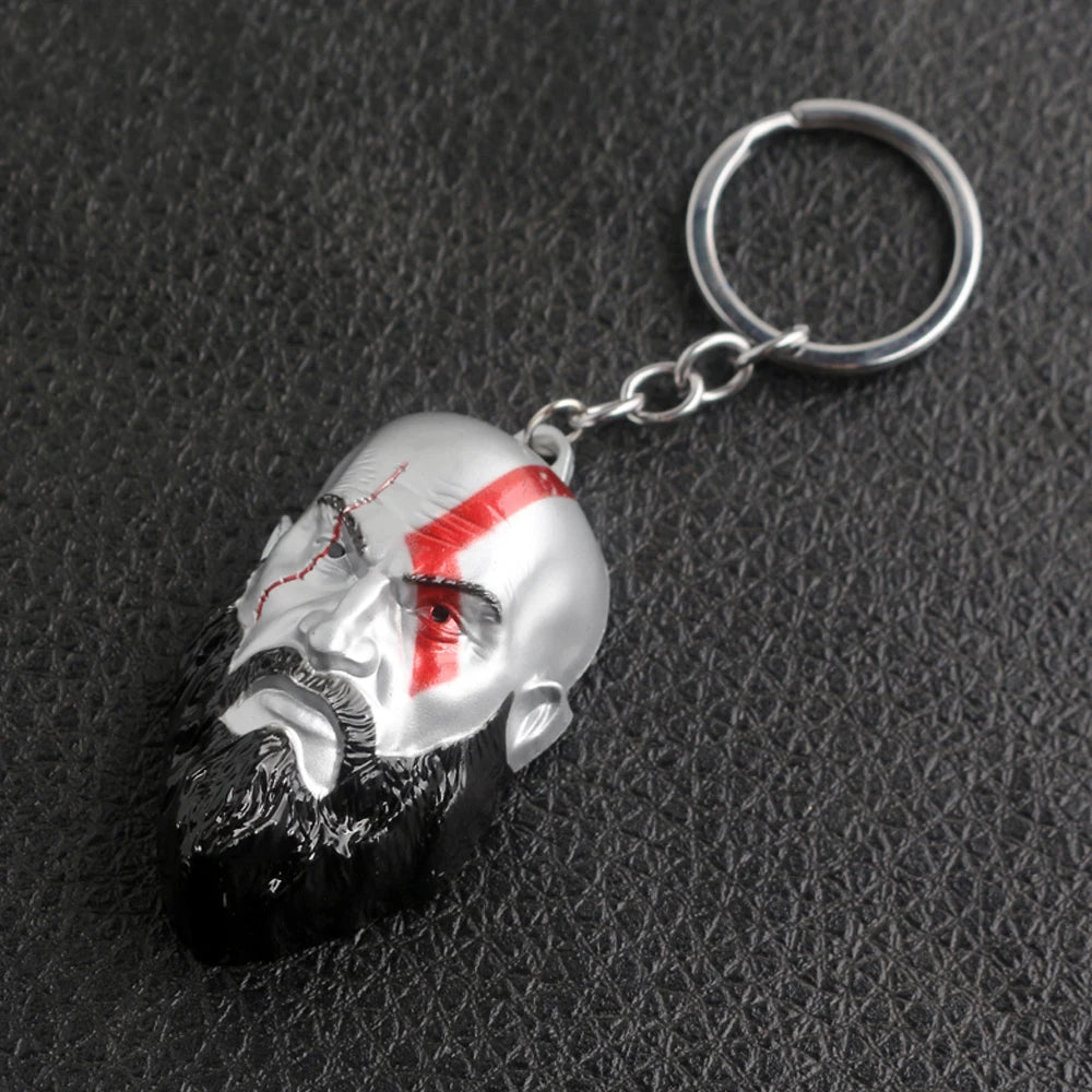 Sword Keychain Metal Pendant Antique Silver Keyring for Collectors