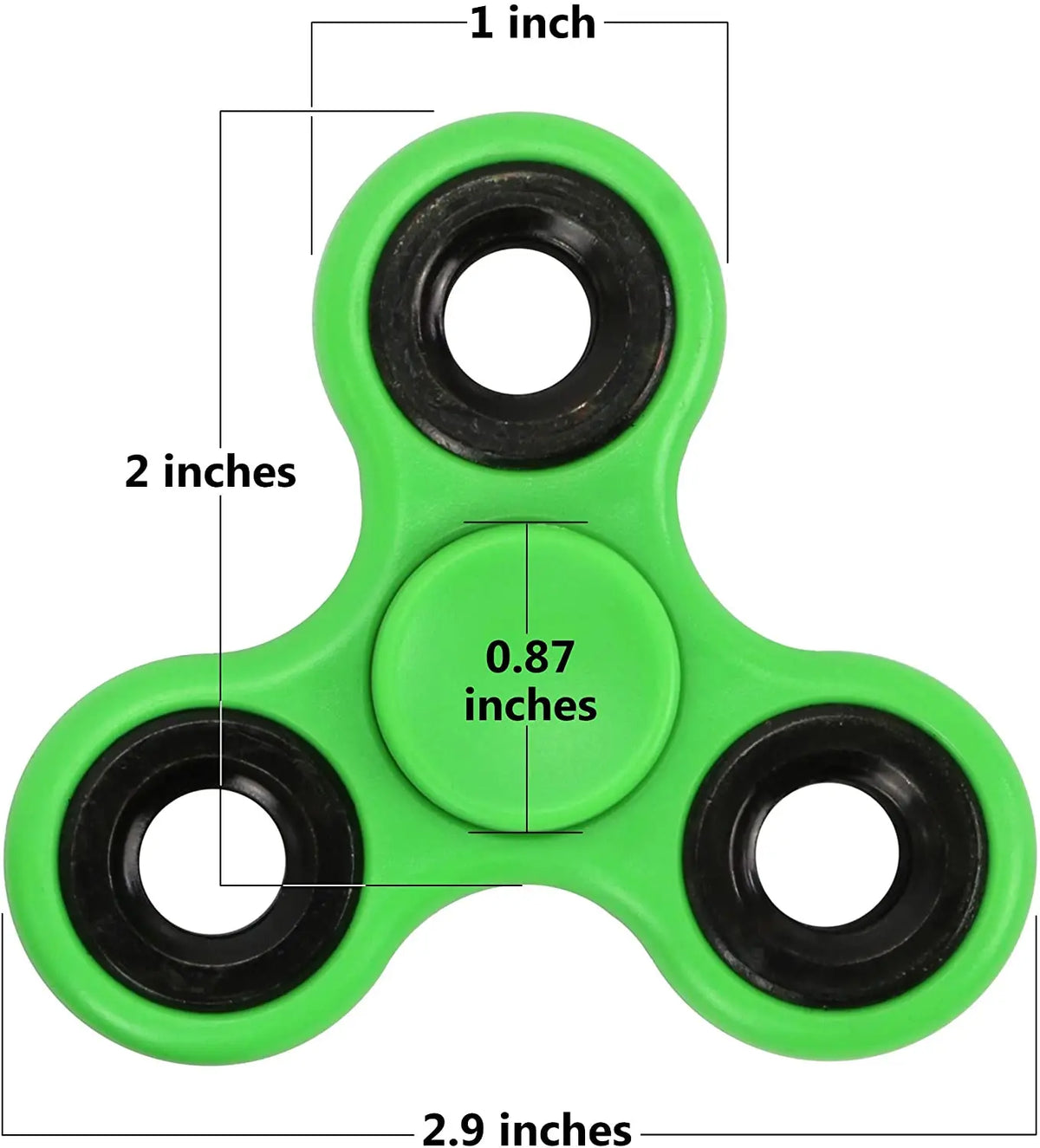 ABS Fidget Spinner – Tri-Spinner Hand Toy for Stress Relief