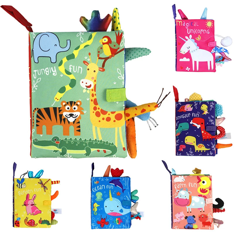 Baby Stroller Toy – Soft Animal Hanging Rattle Learning Toy