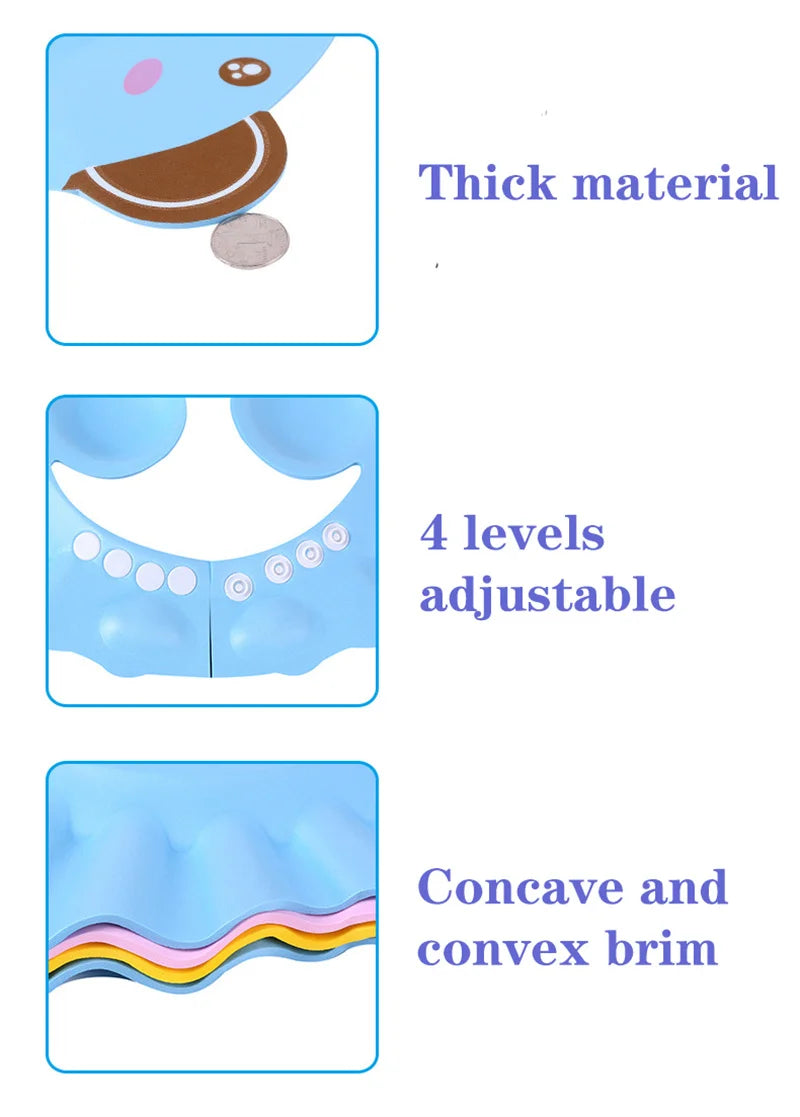 Baby Shower Cap – Adjustable Shampoo & Hair Wash Hat