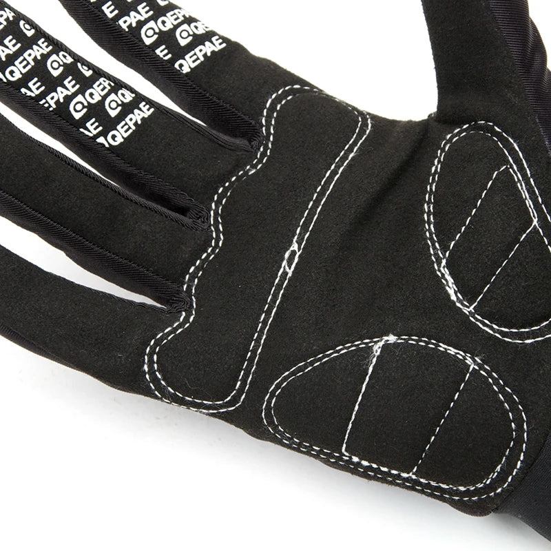Skull Full Finger Knuckle Glove Anti-slip Mittens Motorcycle Cycling Winter Warm Mitten Unisex Sport Gloves Bicycle Equipment