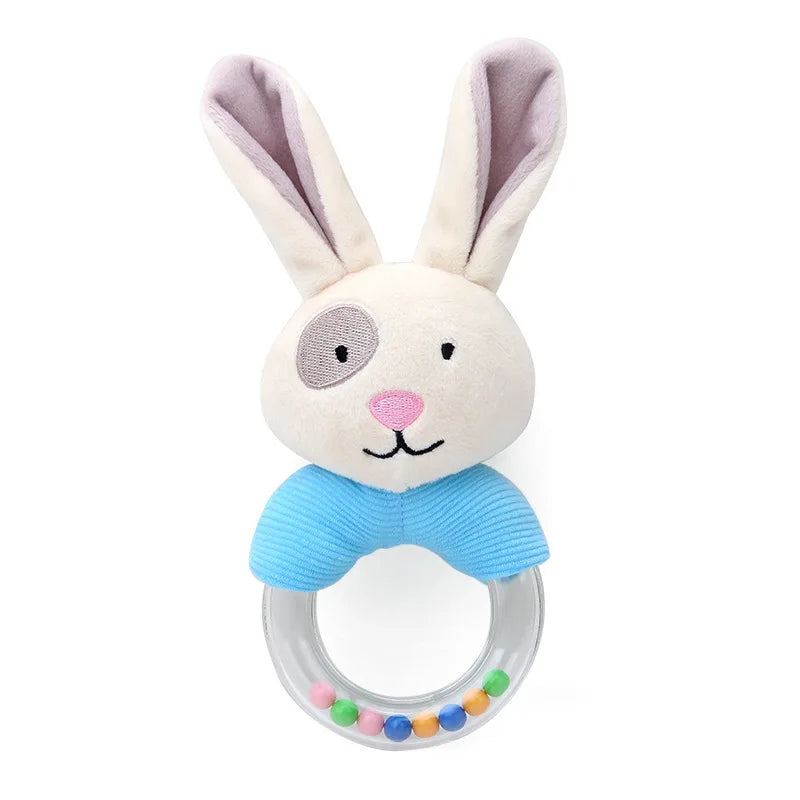 Baby Plush Rattle Toy – Soft Animal Hand Bell