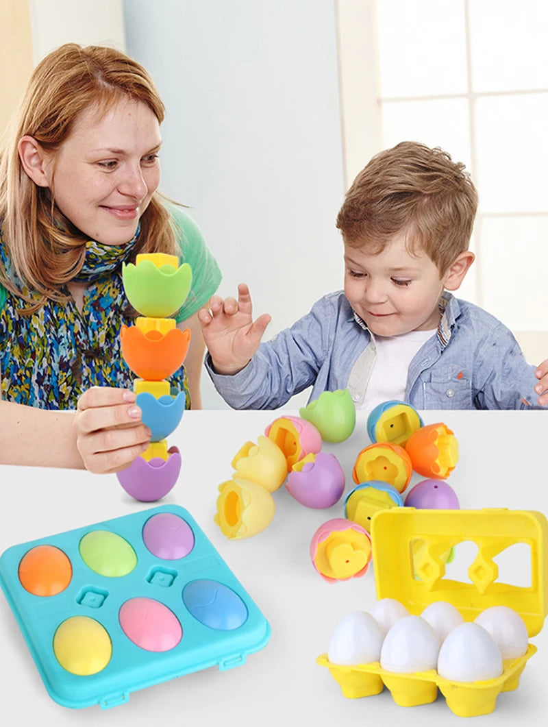 Montessori Games Baby Toy Smart Egg Shape Match Puzzle For Kids  Baby Development Toy Educational Toy For Children 1 2 3 4 Year