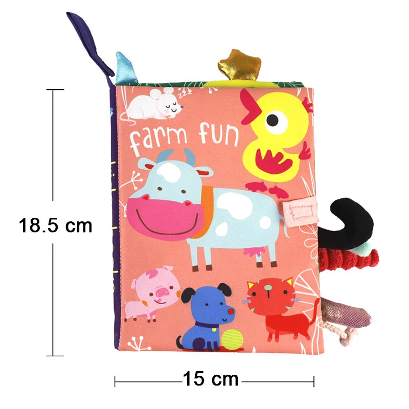 Baby Stroller Toy – Soft Animal Hanging Rattle Learning Toy