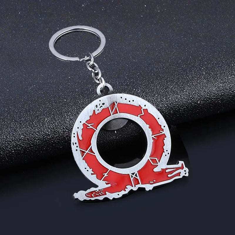 Sword Keychain Metal Pendant Antique Silver Keyring for Collectors