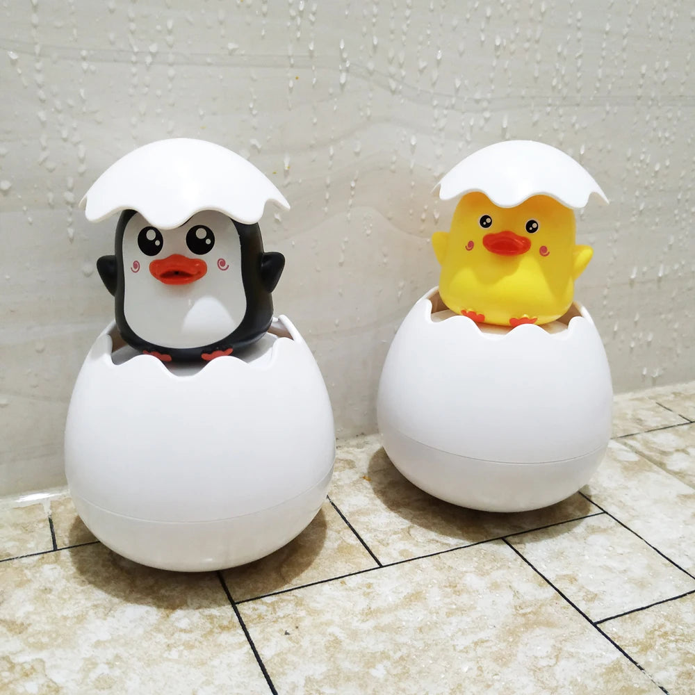 Baby Bath Toys – Duck Penguin Egg Water Spray Sprinkler