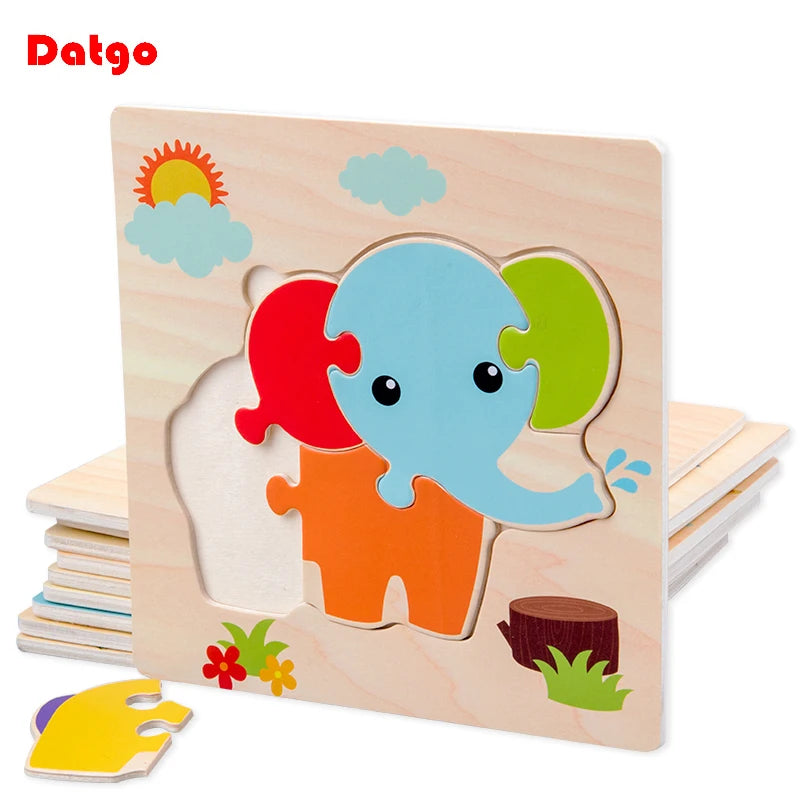 Wooden 3D Puzzle
