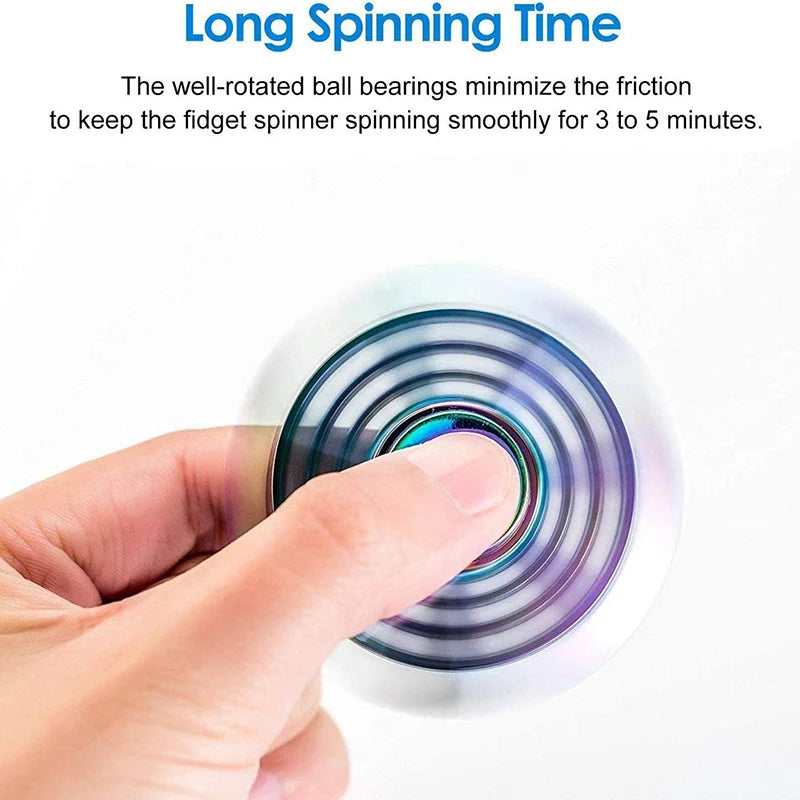 Metal Fidget Spinner Fingertip Gyro Alloy Hand Spinner Toy