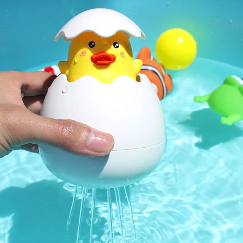 Baby Bath Toys – Duck Penguin Egg Water Spray Sprinkler