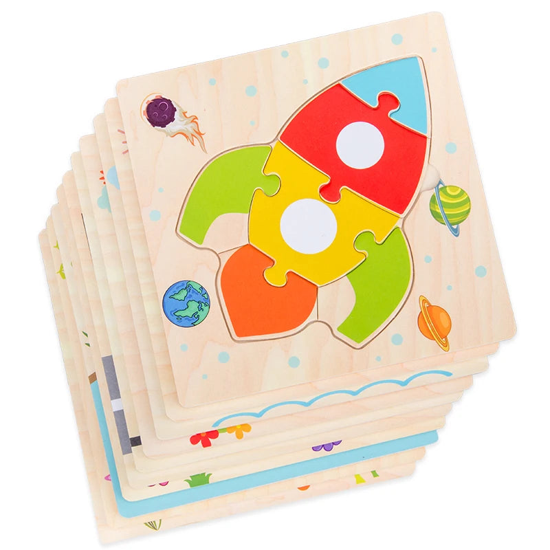 Wooden 3D Puzzle