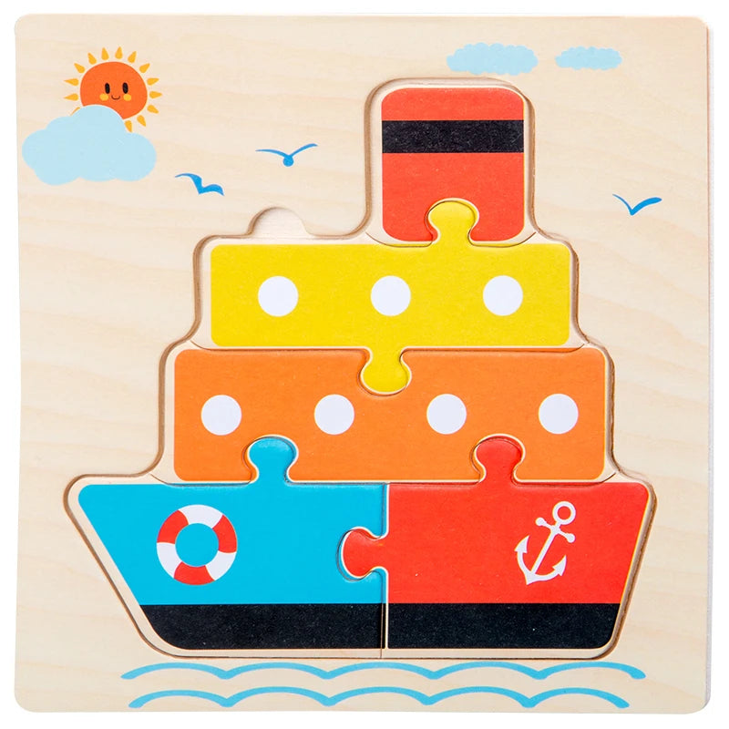 Wooden 3D Puzzle