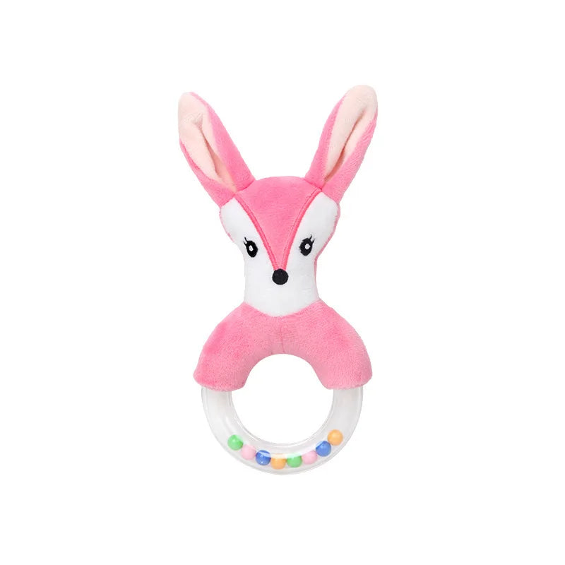 Baby Plush Rattle Toy – Soft Animal Hand Bell