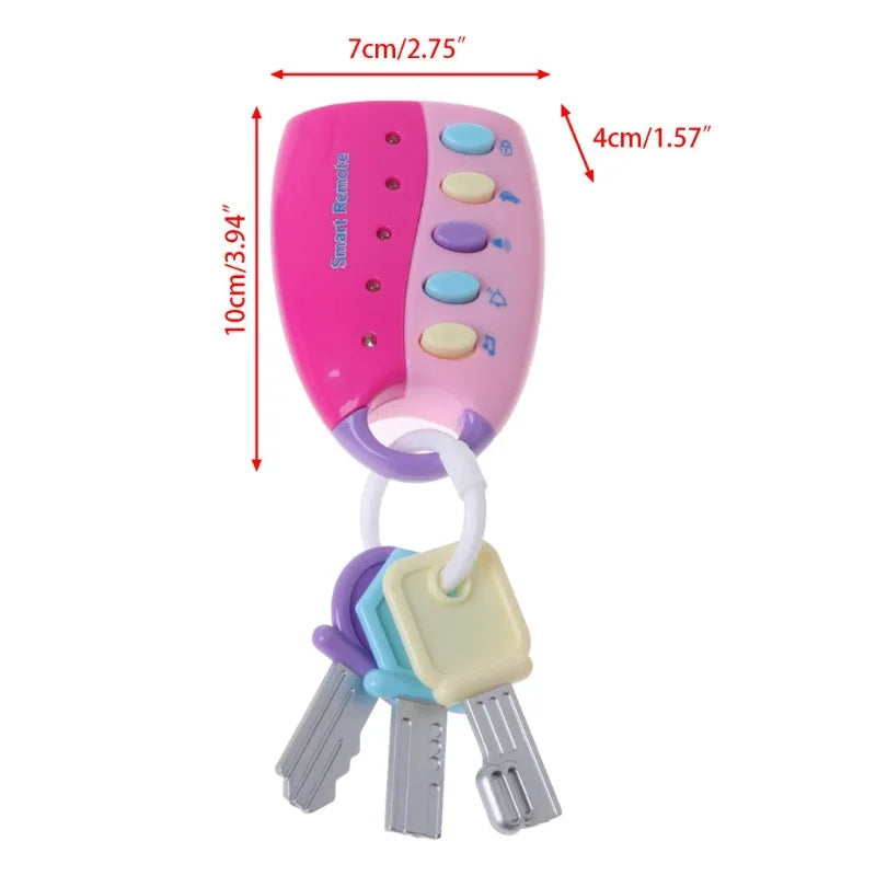 Musical Car Key Toy – Baby Pretend Play Sound & Early Learning Toy