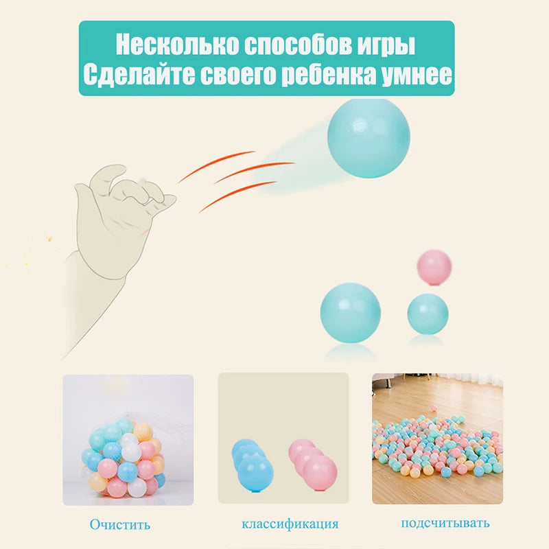 Baby Ball Pit Balls – 20 Pack Soft Ocean Balls for Playpens