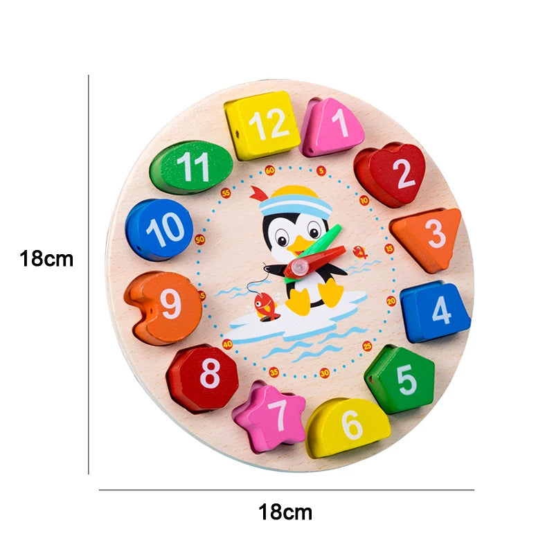 Montessori Wooden Puzzles for Kids – 3D Early Learning Toy