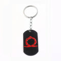 Sword Keychain Metal Pendant Antique Silver Keyring for Collectors
