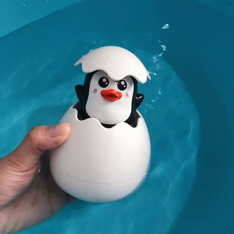 Baby Bath Toys – Duck Penguin Egg Water Spray Sprinkler