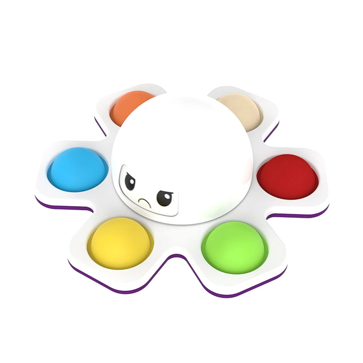 Pop It Fidget Spinner Push Bubble Sensory Stress Relief Toy