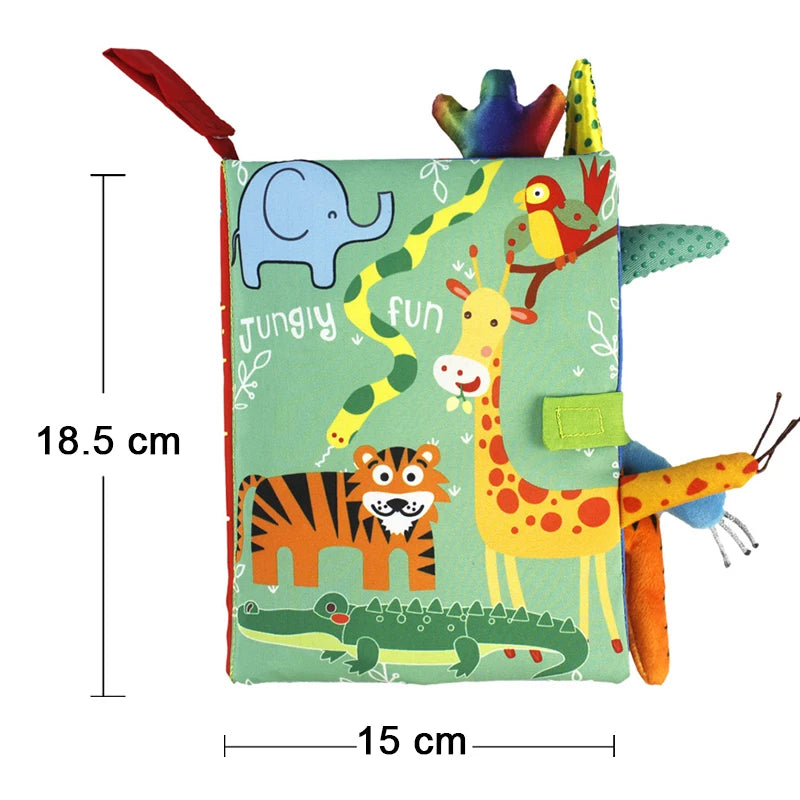 Baby Stroller Toy – Soft Animal Hanging Rattle Learning Toy
