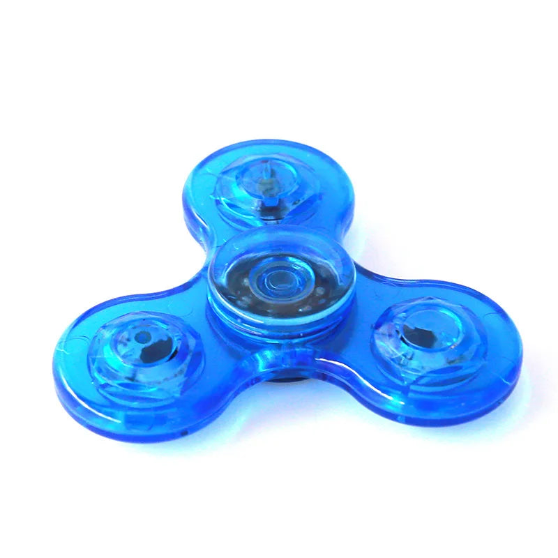 LED Fidget Spinner Glow in the Dark Luminous Spinning Toy