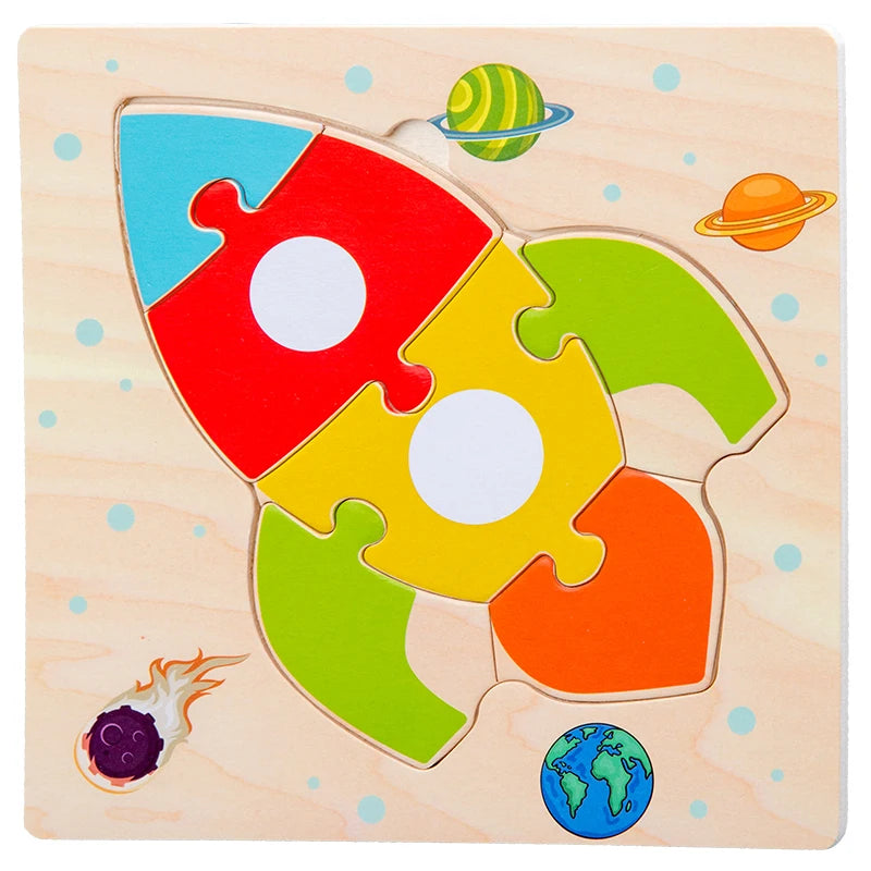 Wooden 3D Puzzle