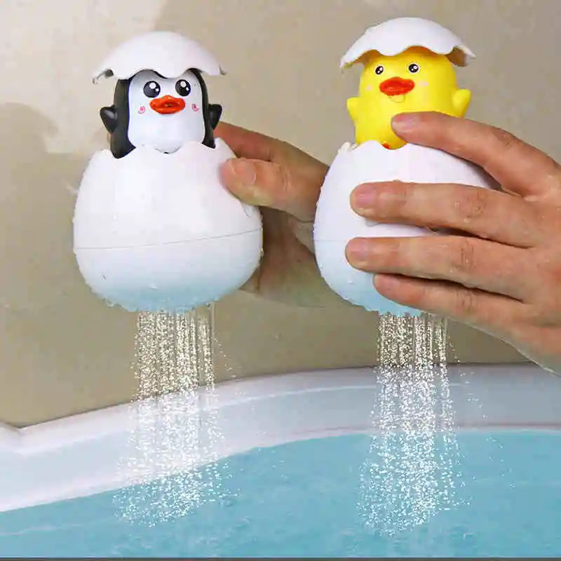 Baby Bath Toys – Duck Penguin Egg Water Spray Sprinkler