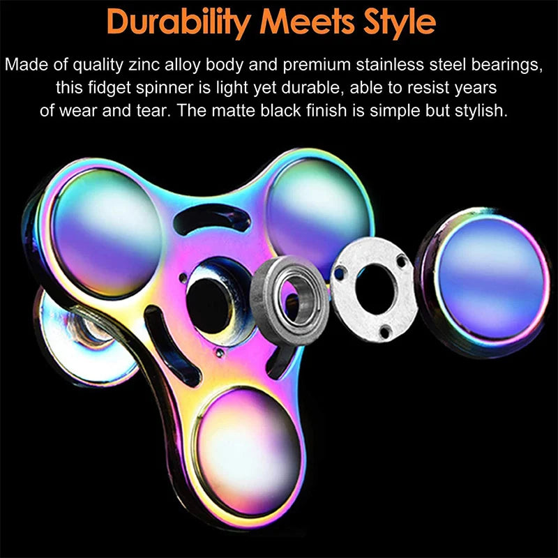 Metal Fidget Spinner Fingertip Gyro Alloy Hand Spinner Toy