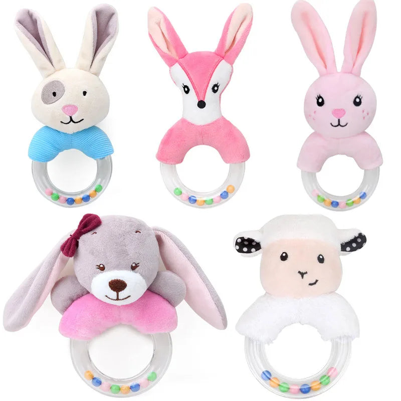 Baby Stroller Toy – Plush Animal Hanging Rattle