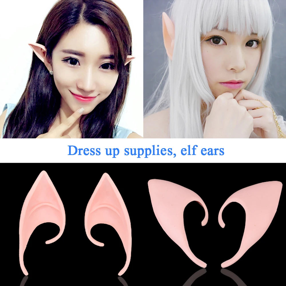 Elf Ears for Cosplay – Latex Fairy Costume Accessories