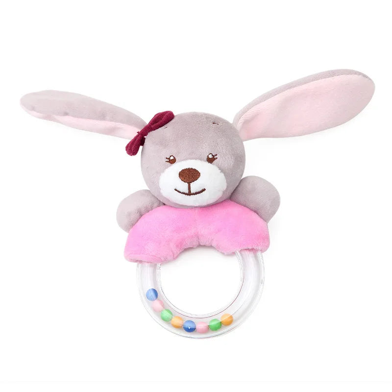 Baby Plush Rattle Toy – Soft Animal Hand Bell