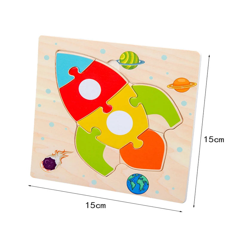 Wooden 3D Puzzle