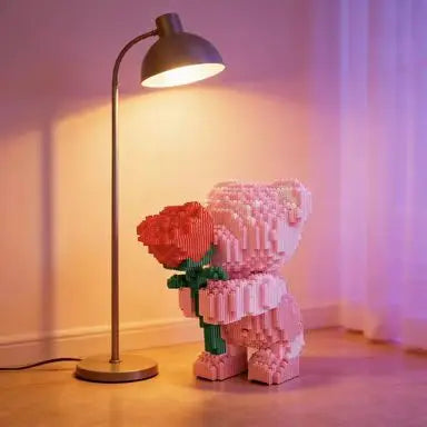 Bear Building Blocks 1230pcs Bouquet DIY Building Set