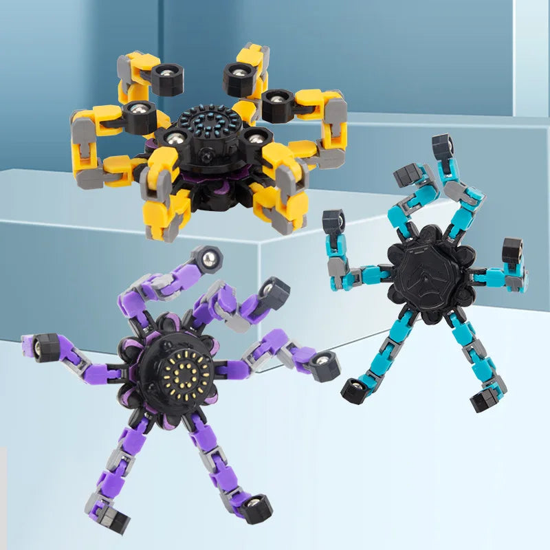 Fidget Spinner Chain – Deformed Hand Spinner Sensory Toy