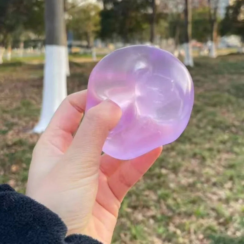 Mochi Fidget Toy – Transparent Soft Squeeze Stress Relief Toy