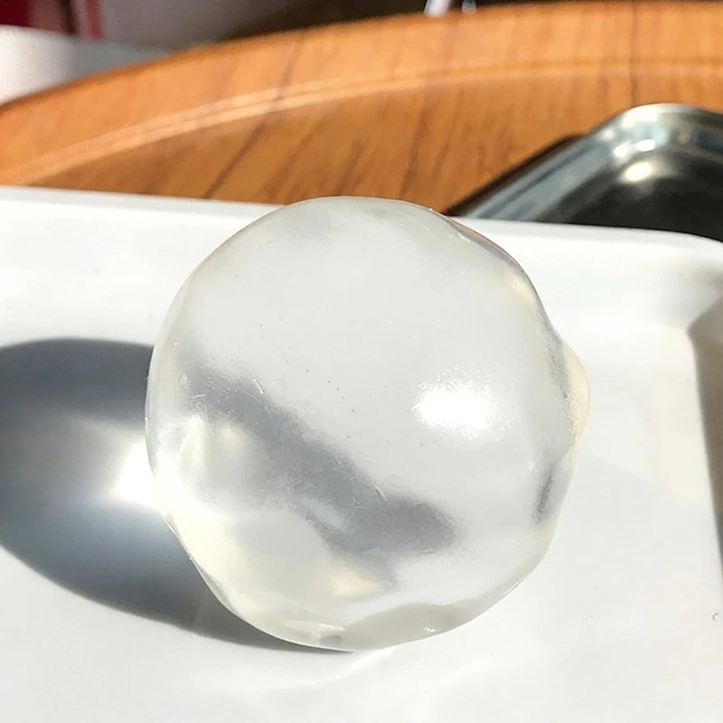 Mochi Fidget Toy – Transparent Soft Squeeze Stress Relief Toy