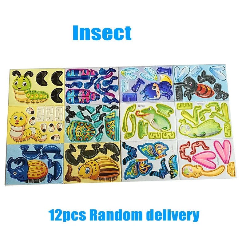 Mushroom Peg Puzzle for Kids – 3D Educational Learning Toy