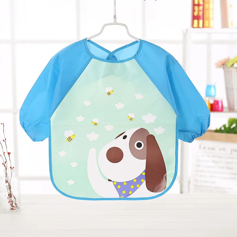 Waterproof Baby Bib Long Sleeve