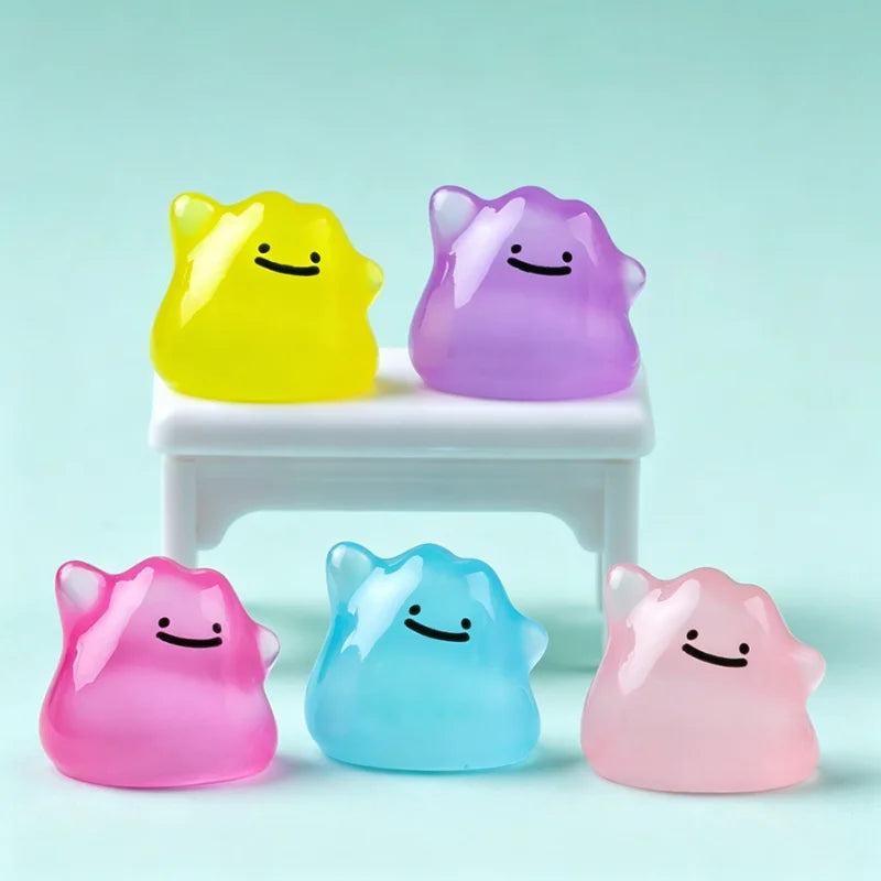Mini Monster Figurines – Resin Desk Decor Set