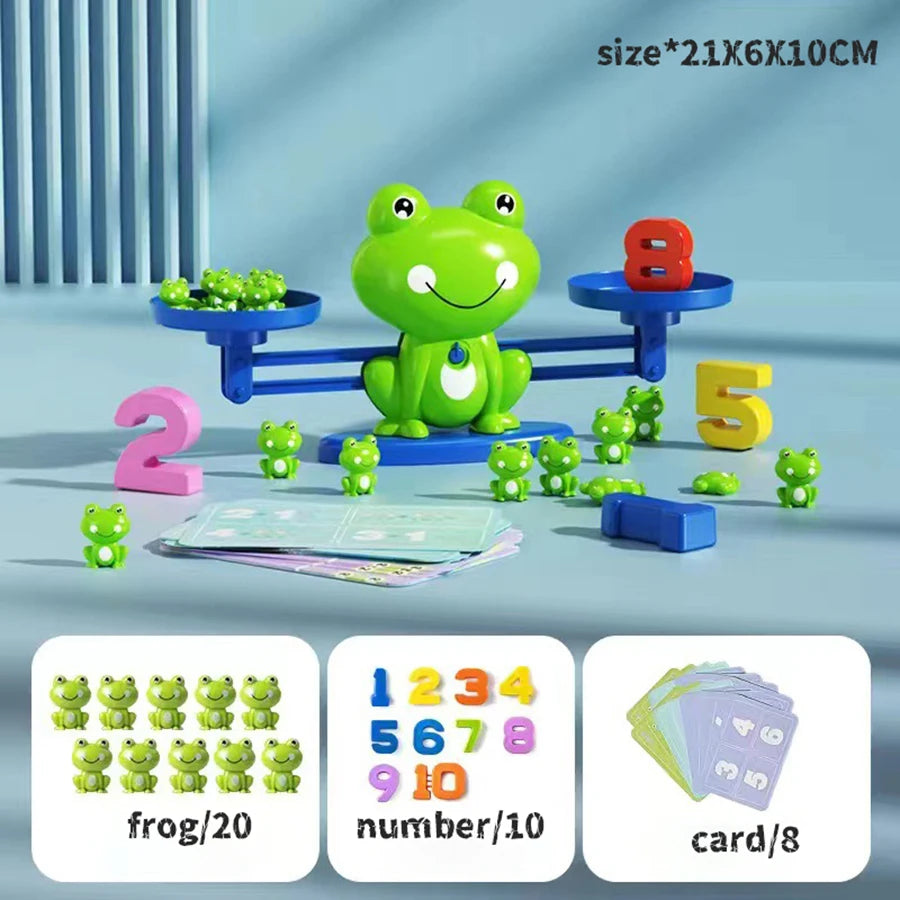 Frog Balance Math Toy – Addition & Subtraction Learning Set