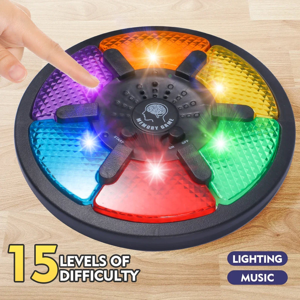 Electronic Memory Game – Handheld Light & Sound Puzzle Toy