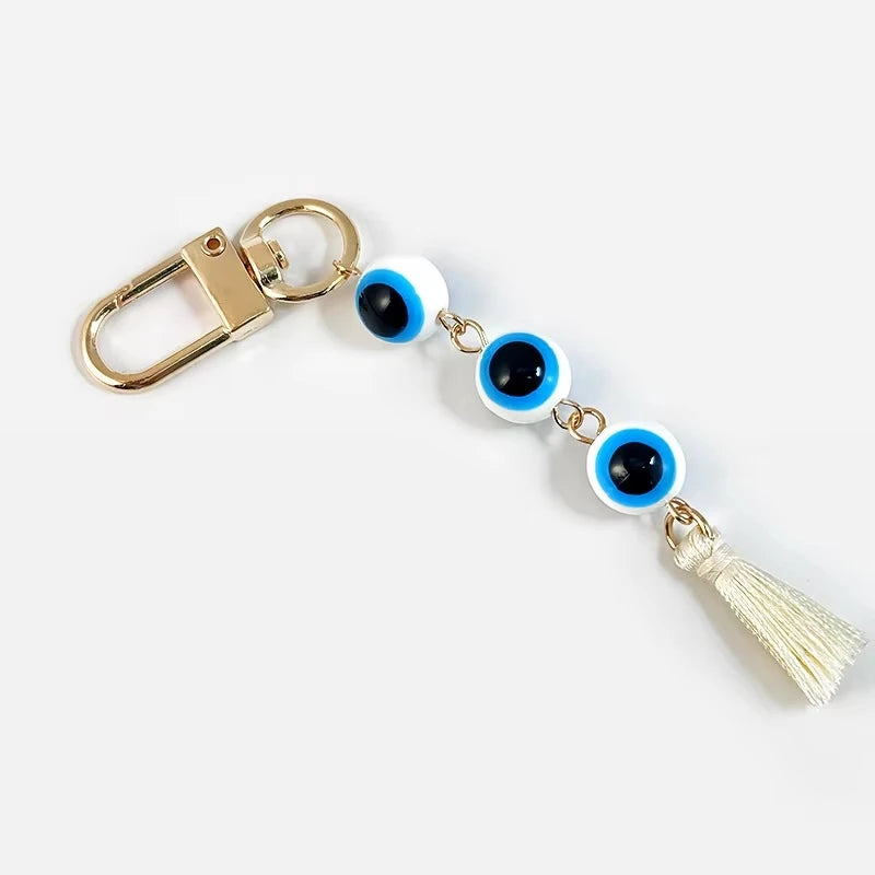 Evil Eye Keychain, Blue Eye Bag Charm Decorative Key Ring