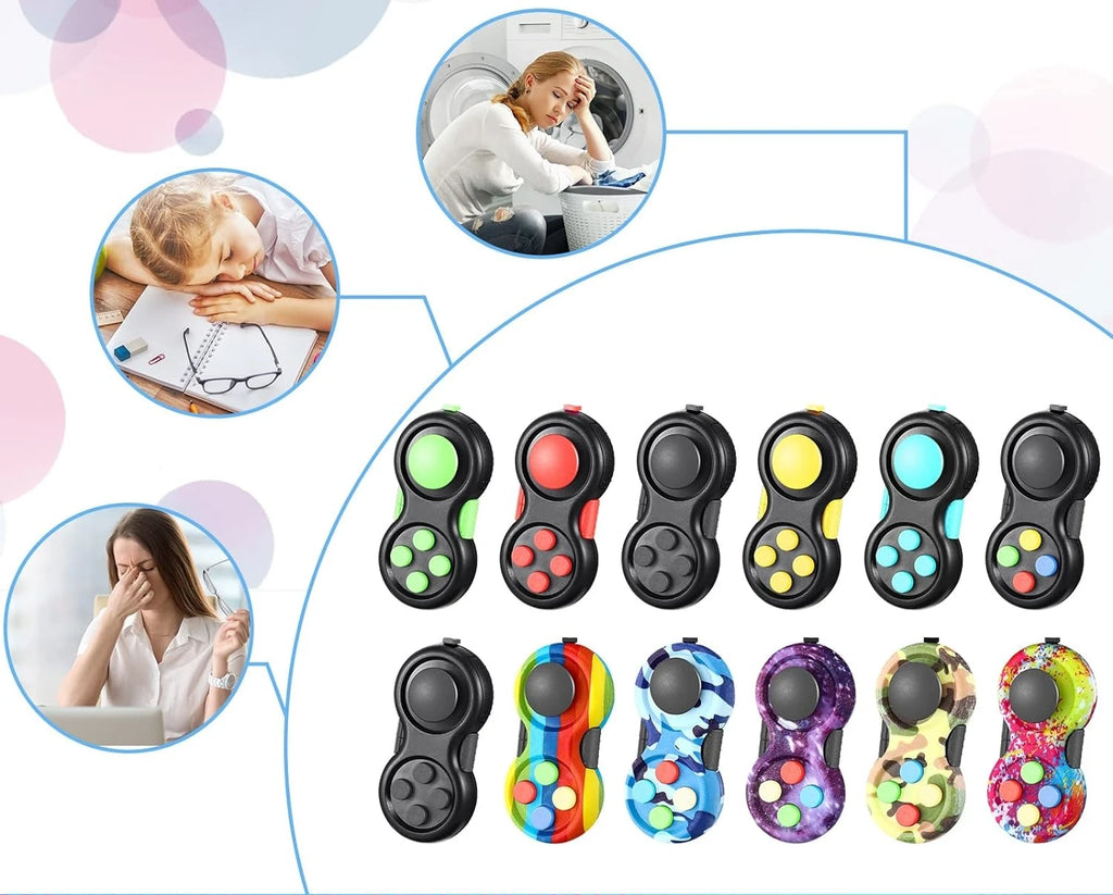 Fidget Pad, Retro Handheld Fidget Controller Toy