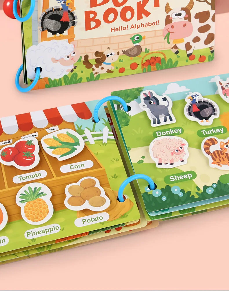 Montessori Scene Stickers – Reusable DIY Learning Activity Book