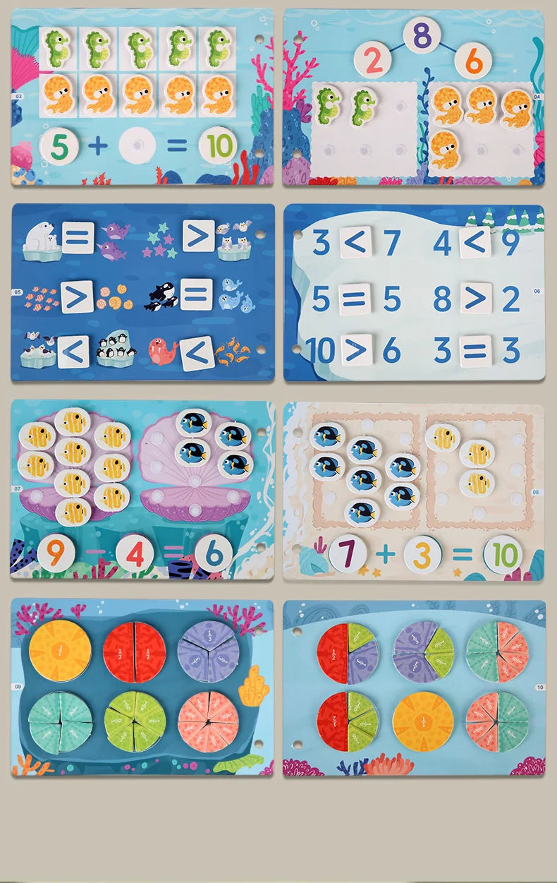Montessori Scene Stickers – Reusable DIY Learning Activity Book