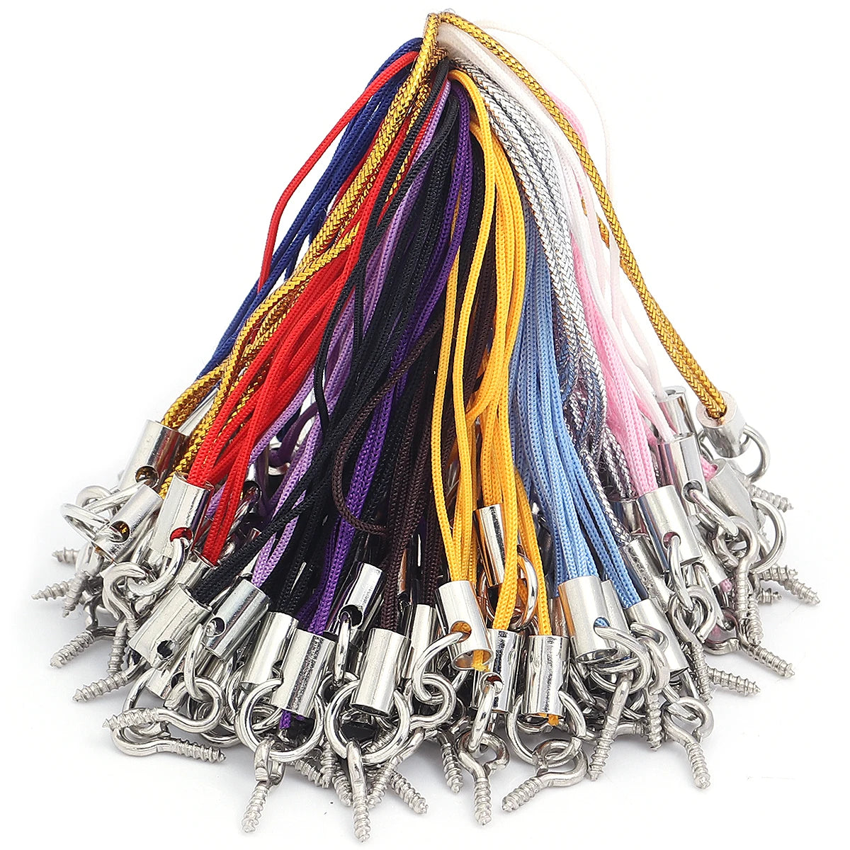 Wrist Lanyard, 50pcs Short Phone Strap for Keys, USB & ID Badges