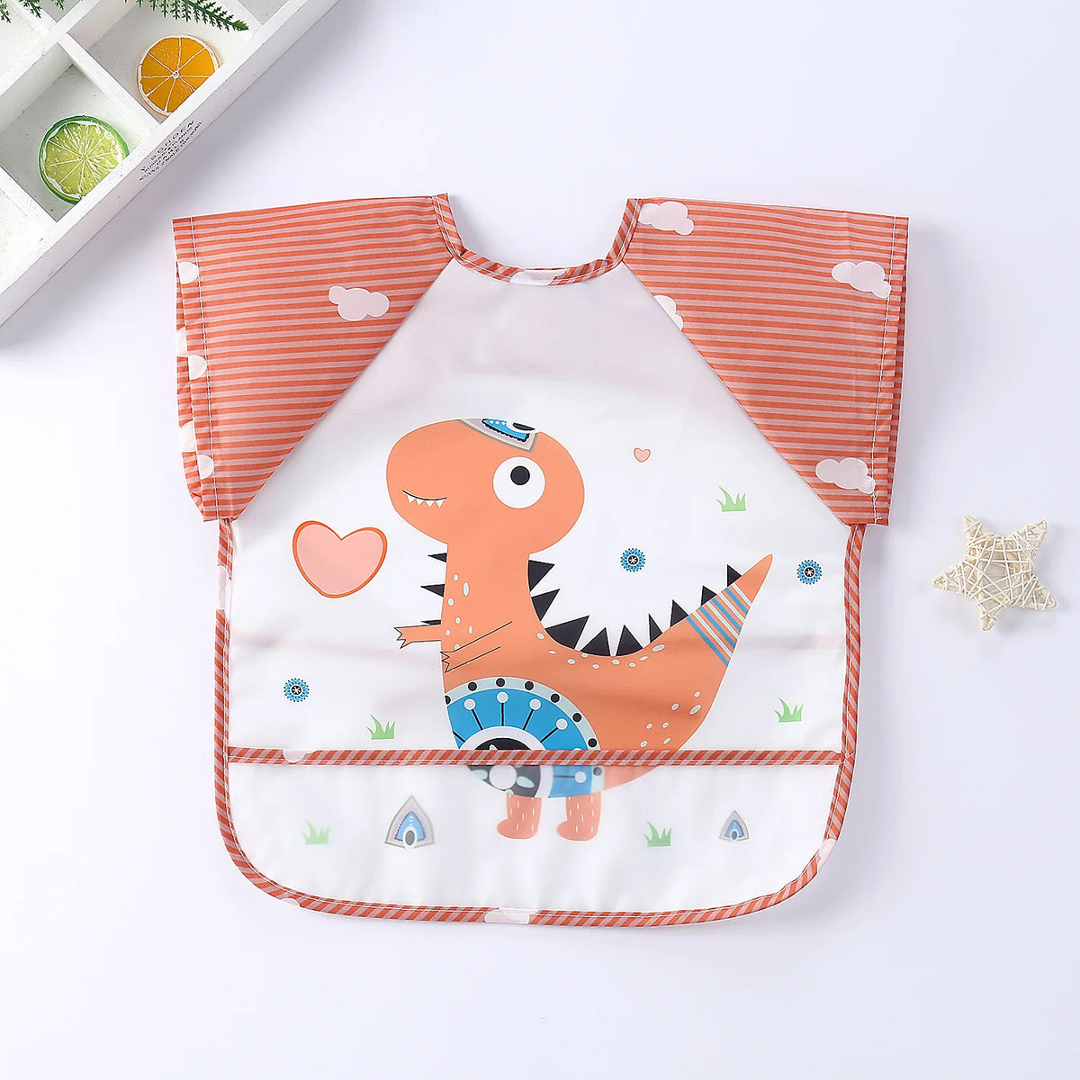 Waterproof Baby Bib Long Sleeve