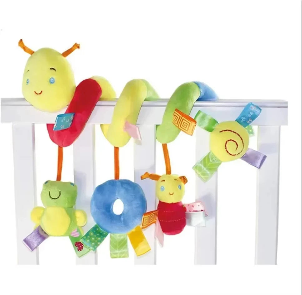 Baby Crib Hanging Toy – Spiral Stroller Rattle Activity Toy