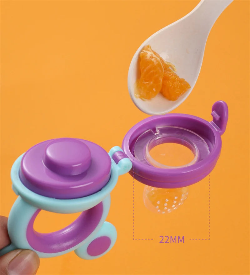 Baby Food Feeder – Silicone Fruit Nibbler & Teether